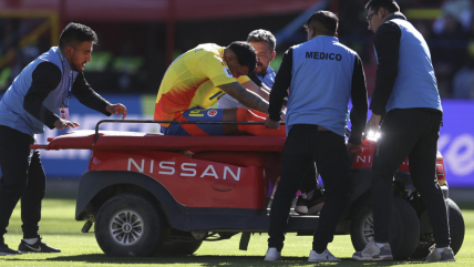   Roger Martínez se lesionó y encendió las alarmas en Colombia de cara al duelo con Chile 