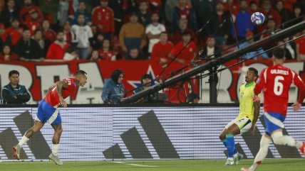  ¡Lo gritó con todo! Vargas madrugó a Brasil y puso el 1-0 a favor de Chile  