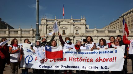  Deuda histórica de profesores: Gobierno propone pagos de hasta 5 millones  