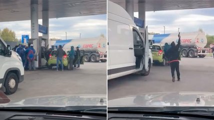   Concepción: Hombre disparó en bencinera para espantar a automovilistas violentos 