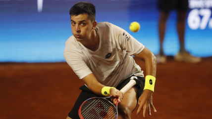   Tomás Barrios dijo adiós al Challenger de Curitiba 