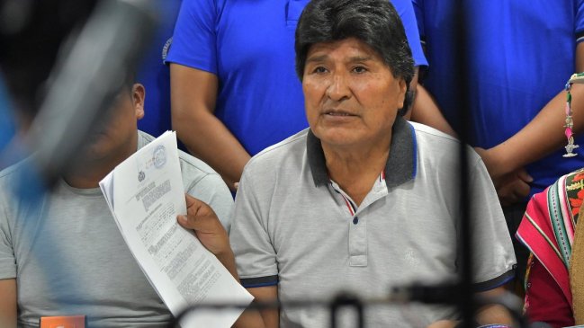 Evo Morales denunció ataques 