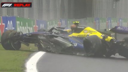   [VIDEO] El accidente de Franco Colapinto en el Gran Premio de Brasil 