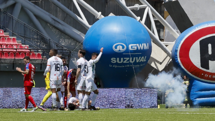   Duelo de La Calera y Cobresal fue suspendido por bombas de ruido lanzadas a la cancha 