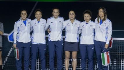   Italia lo dio vuelta contra Japón y pasó a semifinales de la Copa Billie Jean King 