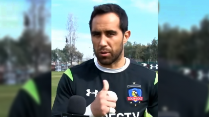   Claudio Bravo manifestó su interés por jugar en Colo Colo 