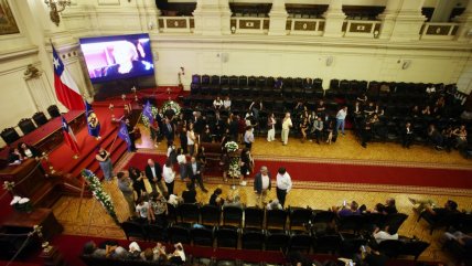   Restos de la diputada Bulnes son velados en el Congreso Nacional 