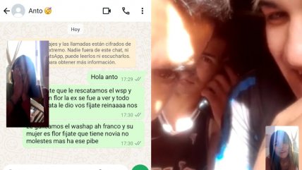   Descubrió que su pololo era infiel gracias a reos que le hackearon el WhatsApp 