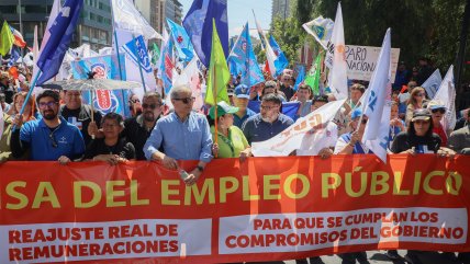  Sector público se paraliza este jueves: CUT exige estabilidad laboral  