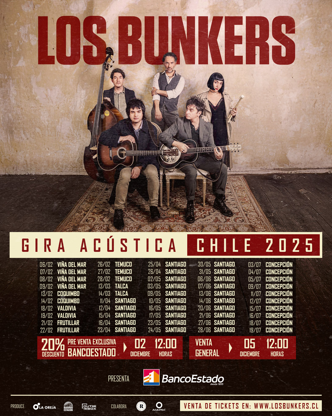 Gira los Bunkers 2025