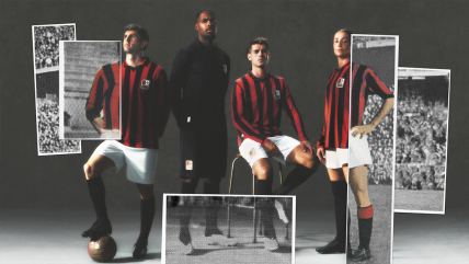  AC Milan conmemoró su aniversario 125 con una colección de camisetas retro  