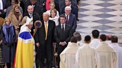  Diversas figuras mundiales participaron en reapertura de Notre Dame  