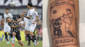   [VIDEO] Hincha de Botafogo se tatuó la expulsión de Gregore en la final de Libertadores 