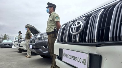   Cinco autos robados hace días en Las Condes iban camino a salir de Chile 