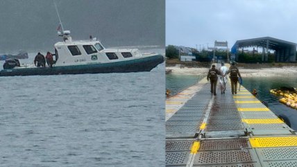   Ladrón se tiró al mar para evitar ser detenido en Calbuco 