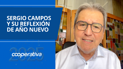   En su mensaje de Año Nuevo, Sergio Campos pidió terminar con la violencia y la demagogia 