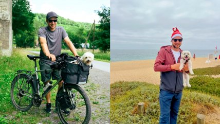   Alemán viajó desde Ecuador a Chile en bicicleta para recaudar fondos contra el cáncer 