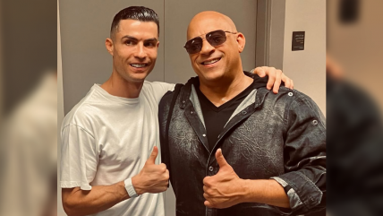   [VIDEO] El encuentro de Cristiano Ronaldo y Vin Diesel que se volvió viral 