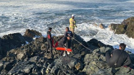   Marejada arrastró a tres personas en Mejillones: Sólo dos sobrevivieron 