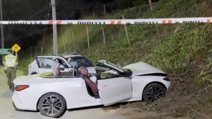  Conductor ebrio que protagonizó fatal accidente en Zapallar quedó en libertad  