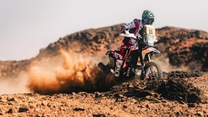   José Ignacio Cornejo se subió al podio en la cuarta etapa del Dakar 