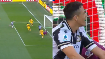   [VIDEO] Dos tiros seguidos al palo: La increíble jugada de Alexis contra Atalanta 