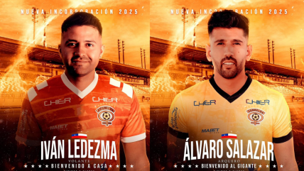   Cobreloa presentó a Ivan Ledezma y Alvaro Salazar para la próxima temporada 