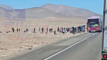   Taltal: Volcamiento de bus dejó un fallecido y nueve lesionados graves 