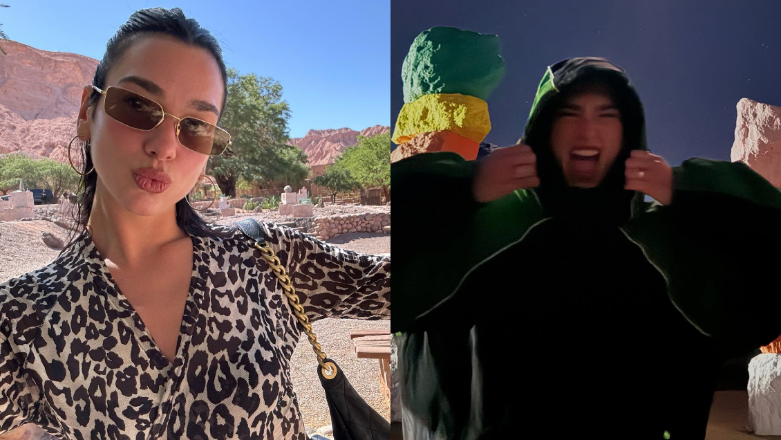 Dua Lipa compartió registros de su paso por Chile Dua Lipa compartió registros de su paso por Chile