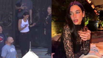   Dua Lipa fue vista en pleno centro de Santiago: Saludó a fanáticos en la Alameda 