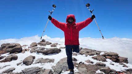   Montañista paralímpico Julio Soto conquistó la cumbre más alta de América 