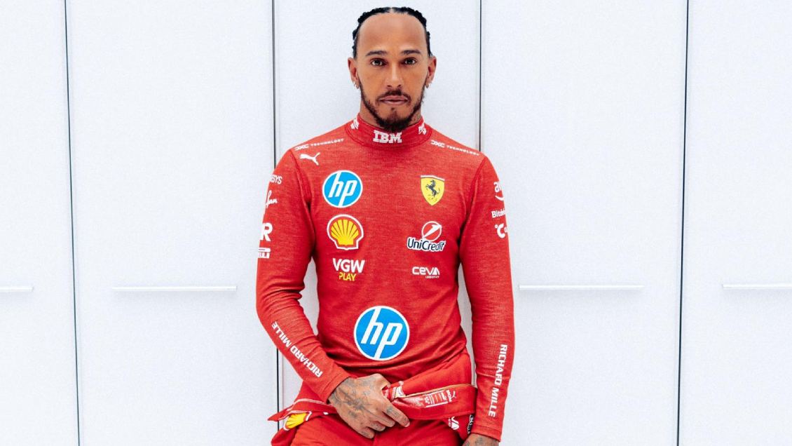 Hamilton rueda por primera vez con Ferrari Hamilton rueda por primera vez con Ferrari