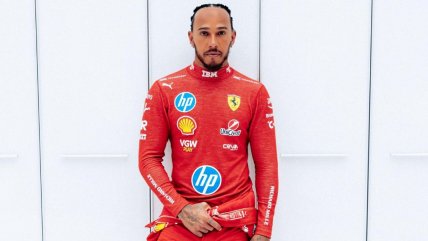   Hamilton rueda por primera vez con Ferrari 