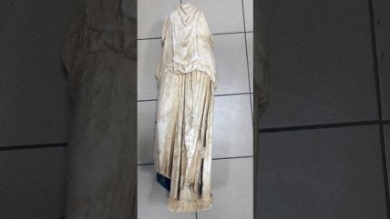  Grecia: Encuentran una estatua de más de 2.000 años en una bolsa de basura  