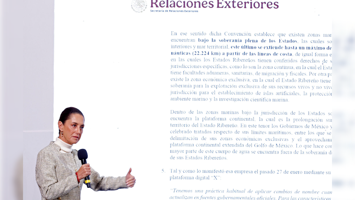 México envió carta a Google para corregir lo que 