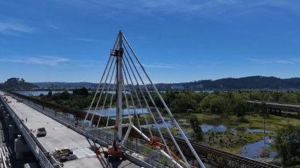  Última viga del Puente Ferroviario del Biobío será instalada este fin de semana  