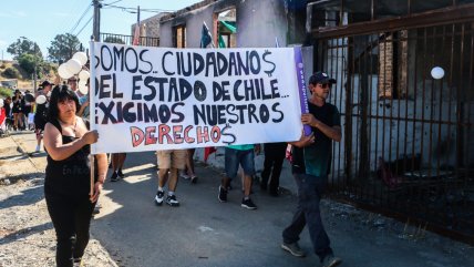  A un año del megaincendio, damnificados protestaron por falta de soluciones definitivas  