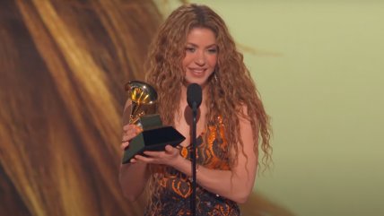   Shakira dedicó su Grammy a la comunidad latina de Estados Unidos 