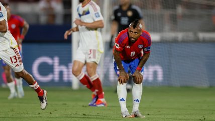   Arturo Vidal se perderá el duelo de la Roja ante Panamá 