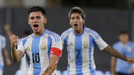   Argentina tomó el liderato del hexagonal del Sudamericano Sub 20 tras batir a Uruguay 