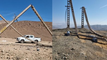   CGE denunció robo de cinco kilómetros de cable de cobre en Copiapó 