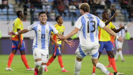   Argentina batió a Colombia en el Sudamericano y clasificó al Mundial Sub 20 de Chile 