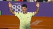 Diego Schwartzman se retiró del tenis tras caer ante Pedro Martínez en el ATP de Buenos Aires