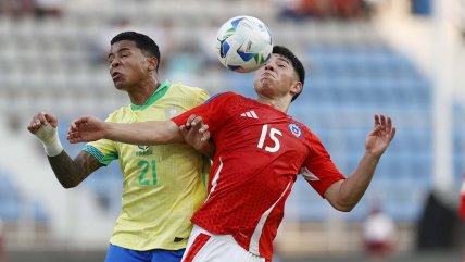   La Roja cerró su participación en el Sudamericano Sub 20 con dolorosa derrota con Brasil 