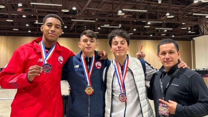   Team Chile de taekwondo destacó en competencia en Estados Unidos 