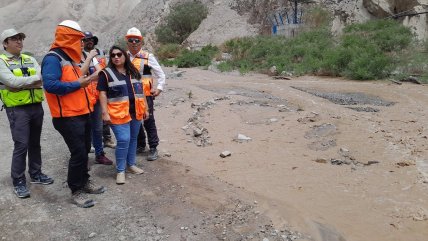   Corte de rutas y poblados permanecen aislados por intensas lluvias en el Norte Grande 