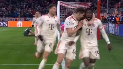   [VIDEO] Alphonso Davies entregó la clasificación a Bayern Munich con gol en los descuentos 