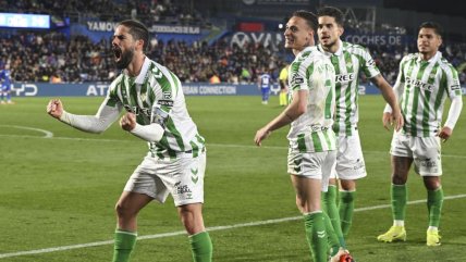   Betis cerró exigida victoria sobre Getafe de la mano de Isco 