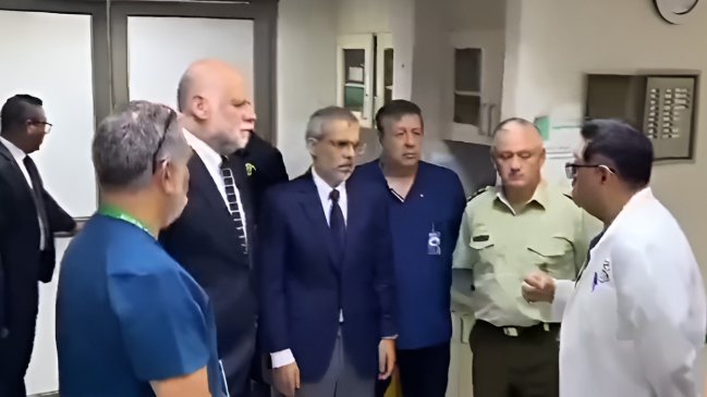 Ministro Elizalde y subsecretario Cordero visitaron a carabinero baleado en Ñuñoa