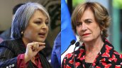 Jara negó estar en gira de campaña y evitó responder a Matthei, quien le pidió